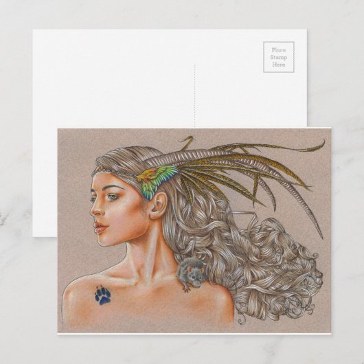 Postkarte "Fauna" (Vorne/Hinten)