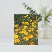 Postkarte Feld der Poppies (Stehend Vorderseite)