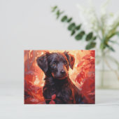 Postkarte Feu Fleuri (Stehend Vorderseite)