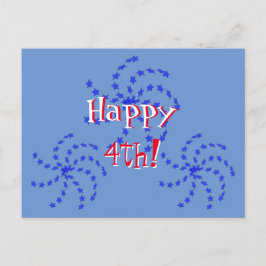 Postkarte - Feuerwerk Pinwheels