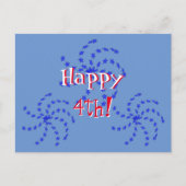 Postkarte - Feuerwerk Pinwheels (Vorderseite)