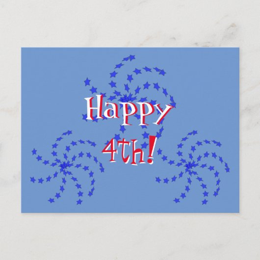 Postkarte - Feuerwerk Pinwheels (Vorderseite)