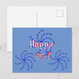 Postkarte - Feuerwerks-Pinwheels