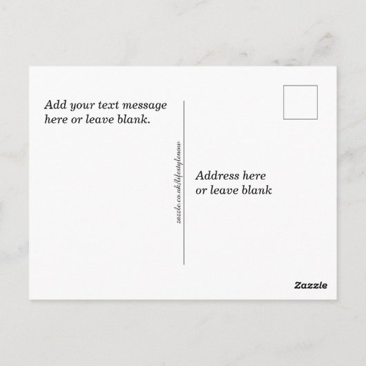 Postkarte - Fibonacci-Muscheln (Rückseite)