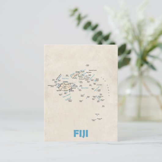 Postkarte Fiji (Stehend Vorderseite)