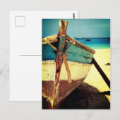 Postkarte - Fischereifahrzeug MED Spanien (Vorne/Hinten)