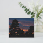 Postkarte / Flagstaff Sunset (Stehend Vorderseite)