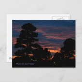 Postkarte / Flagstaff Sunset (Vorne/Hinten)