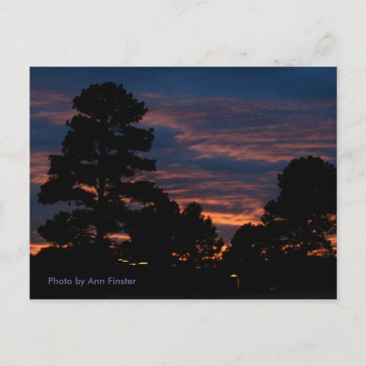 Postkarte / Flagstaff Sunset (Vorderseite)