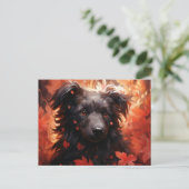 Postkarte Flämischer Hund (Stehend Vorderseite)