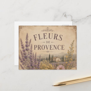 Postkarte Fleurs de Provence