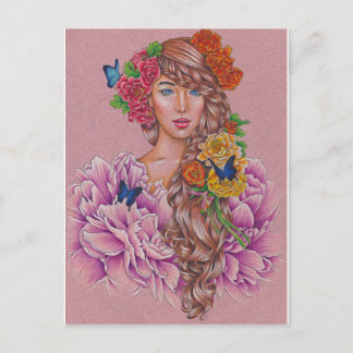 Postkarte "Flora"