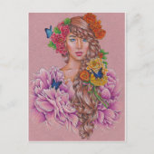 Postkarte "Flora" (Vorderseite)