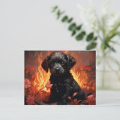 Postkarte Floral (Stehend Vorderseite)