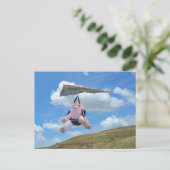 Postkarte - Flying Pig nicht unmöglich (Stehend Vorderseite)
