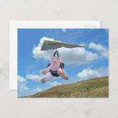 Postkarte - Flying Pig nicht unmöglich (Vorne/Hinten)