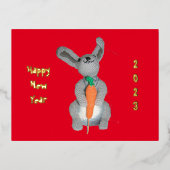 Postkarte (Folie) - Chinesisches Neujahr 2023 (Vorderseite)