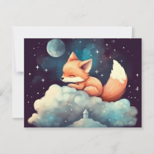 Postkarte Fox