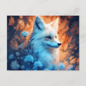 Postkarte Fox Blaulicht (Vorderseite)
