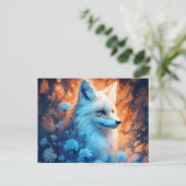 Postkarte Fox Blaulicht (Stehend Vorderseite)