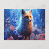 Postkarte Fox Blaulicht (Vorderseite)