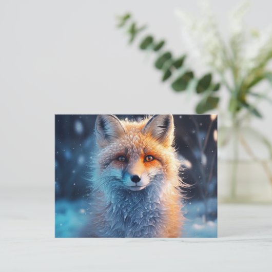 Postkarte Fox Tricks in the Wild Lands (Stehend Vorderseite)