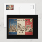 Postkarte Frankreich (Vorne/Hinten)