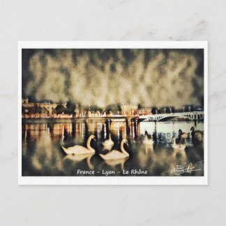 Postkarte Frankreich - Lyon - Le Rhône
