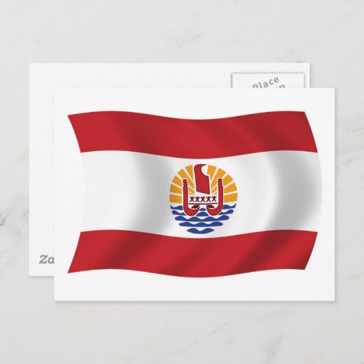 Postkarte Französisch-Polynesien (Vorne/Hinten)