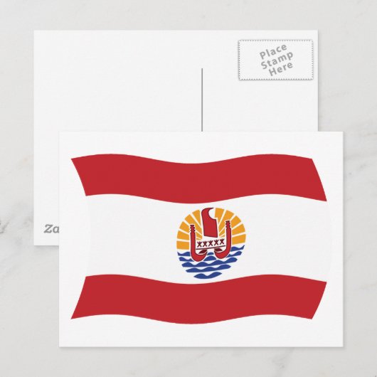 Postkarte Französisch-Polynesien (Vorne/Hinten)