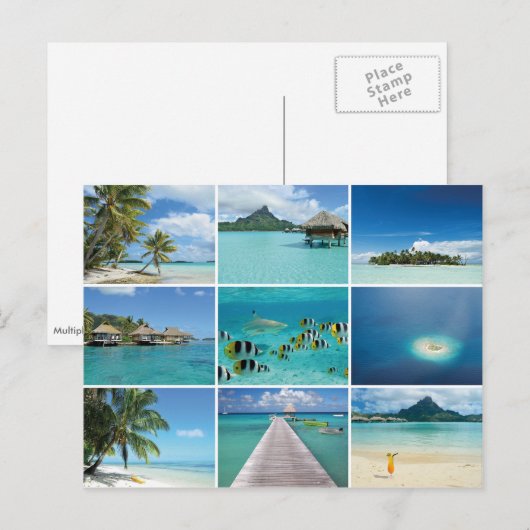 Postkarte Französisch-Polynesien (Vorne/Hinten)