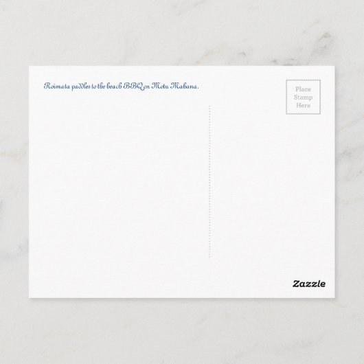 Postkarte Französisch-Polynesien (Rückseite)