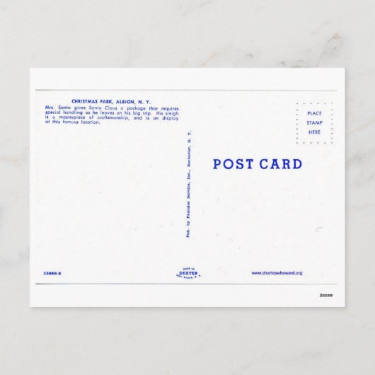 Postkarte - Frau Sankt (Rückseite)