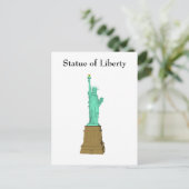 Postkarte: Freiheitsstatue Postkarte (Stehend Vorderseite)