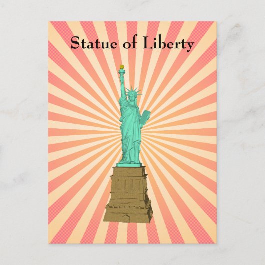 Postkarte: Freiheitsstatue Postkarte (Vorderseite)