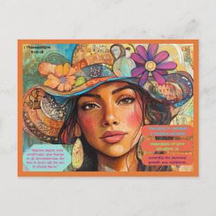 Postkarte Freut euch immer 1. Thessalonicher 5