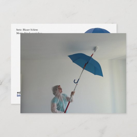 Postkarte - Frisch gestrichen (Vorne/Hinten)