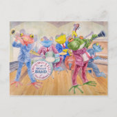 Postkarte "Froggy Band" (Vorderseite)