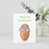 Postkarte Frohe Ostern (Stehend Vorderseite)