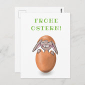 Postkarte Frohe Ostern (Vorne/Hinten)