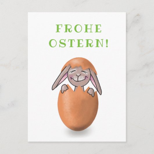 Postkarte Frohe Ostern (Vorderseite)