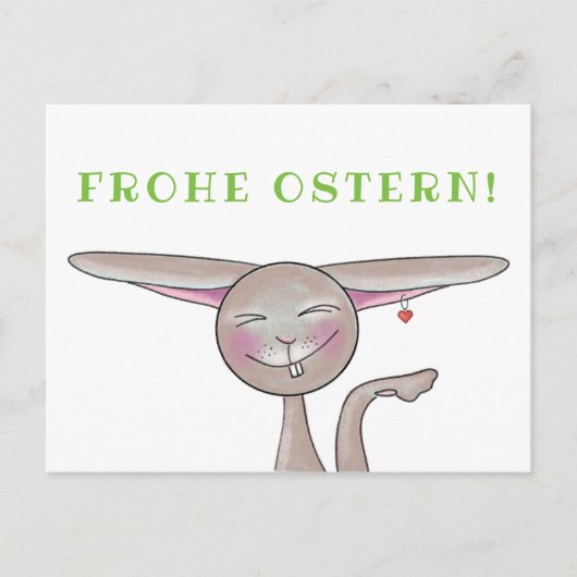Postkarte Frohe Ostern (Vorderseite)