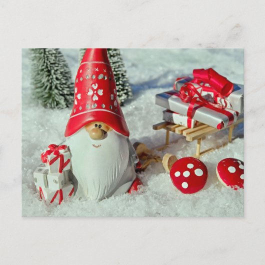 Postkarte. Frohe Weihnachten. Feiertagspostkarte (Vorderseite)