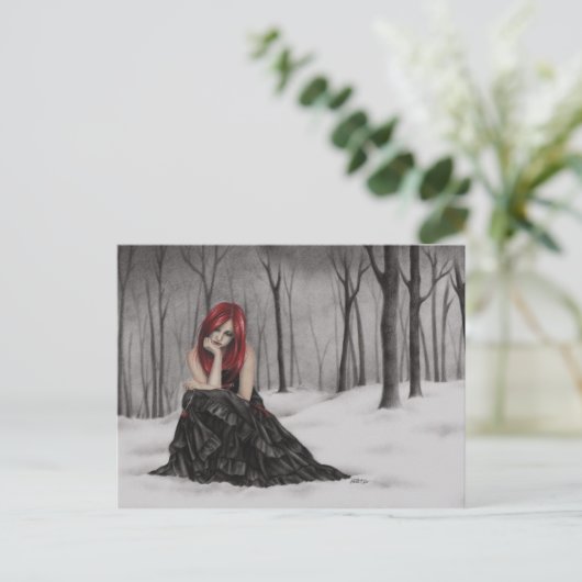 Postkarte "Frozen Hearts" (Stehend Vorderseite)