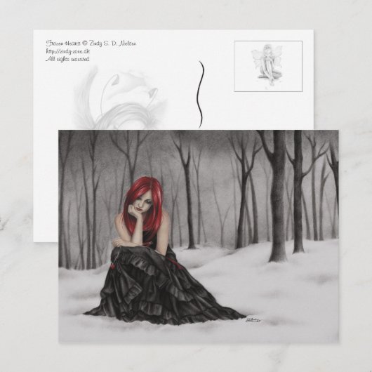 Postkarte "Frozen Hearts" (Vorne/Hinten)