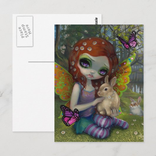 Postkarte "Frühjahr" (Vorne/Hinten)