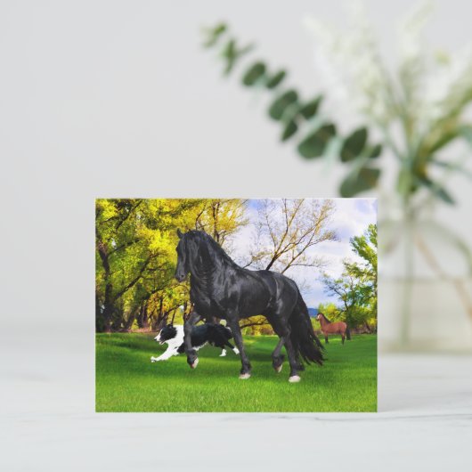 Postkarte "Frühling" (Stehend Vorderseite)