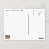 Postkarte: Frühling von Frances Macdonald Postkarte (Rückseite)