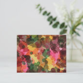 Postkarte, Frühlingsblumen, Wasserfarbe Postkarte (Stehend Vorderseite)