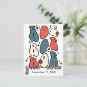 Postkarte für abtrünnige Wähler Benutzerdefinierte (Stehend Vorderseite)